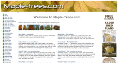Desktop Screenshot of maple-trees.com